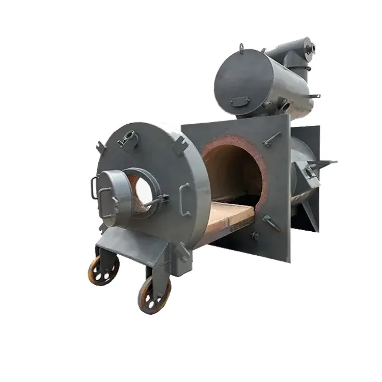 Waste Incineration Smokeless Pet Animal Cremation Incinerator with Engine & Gear 20-50kg Batch Capacity