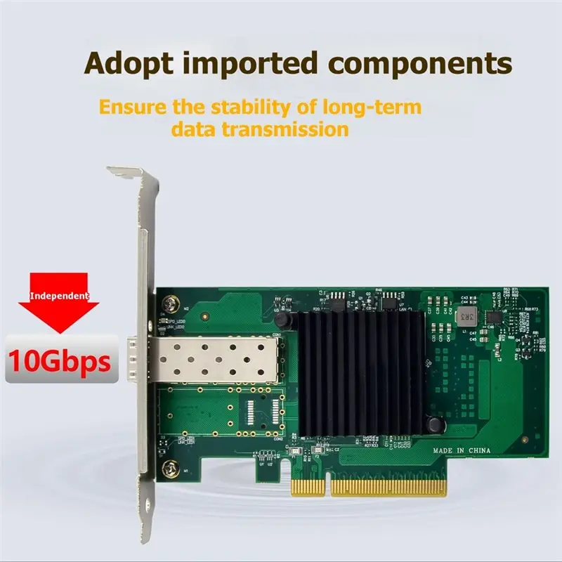 Ingenious-10Gb SFP+ PCI-E X4 Network Card For WIN10/11 Linux PC