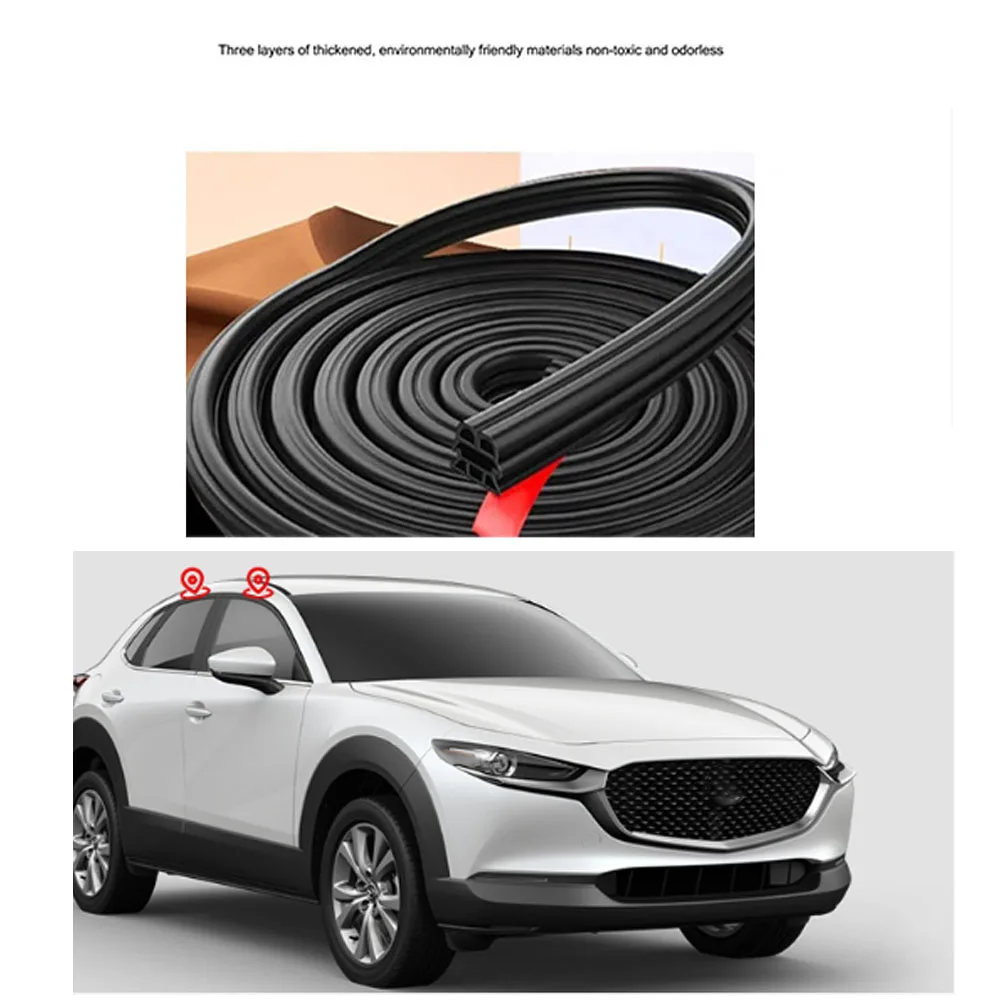 

The Door Sealing Strip Is Suitable For MAZDA CX-30 CX30 Car Sound Insulation Whole Car Dustproof Decoration Accessories