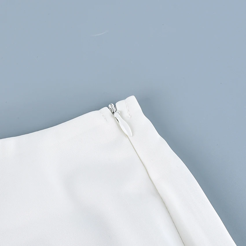 Linad Street Chic White Satin Tassels Long Skirts Woman 2026 Elegant High Waist Straight Skirts Casual Slim Ankle Length Skirt