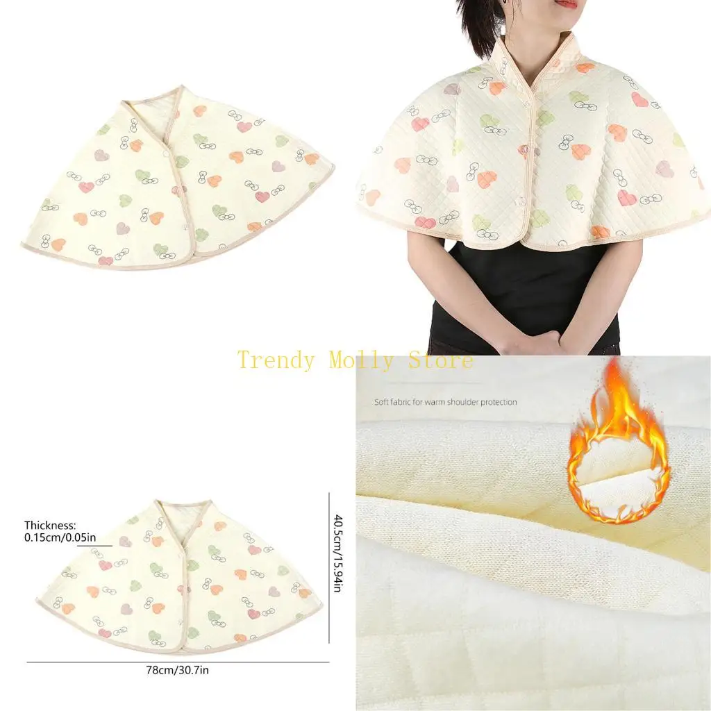

N5KB Portable Lightweight Warm Shawl for On the Go Shoulder Warmth Convenient Use