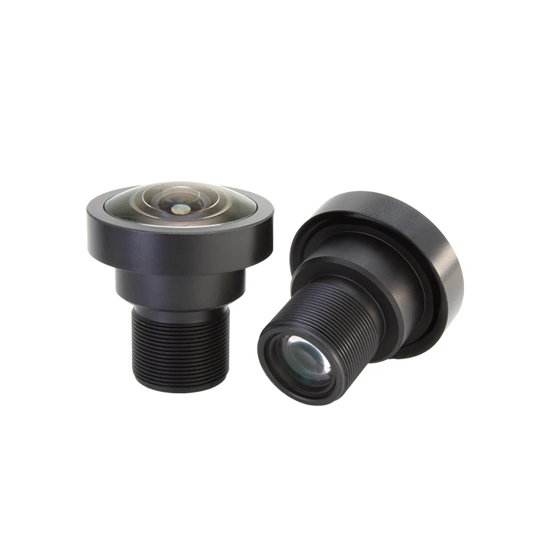 Fixed Focus 2.9mm HFOV 190 Degree Fisheye Lens M12 Confocal Lens for 1/1.7 AR0821 Sensor