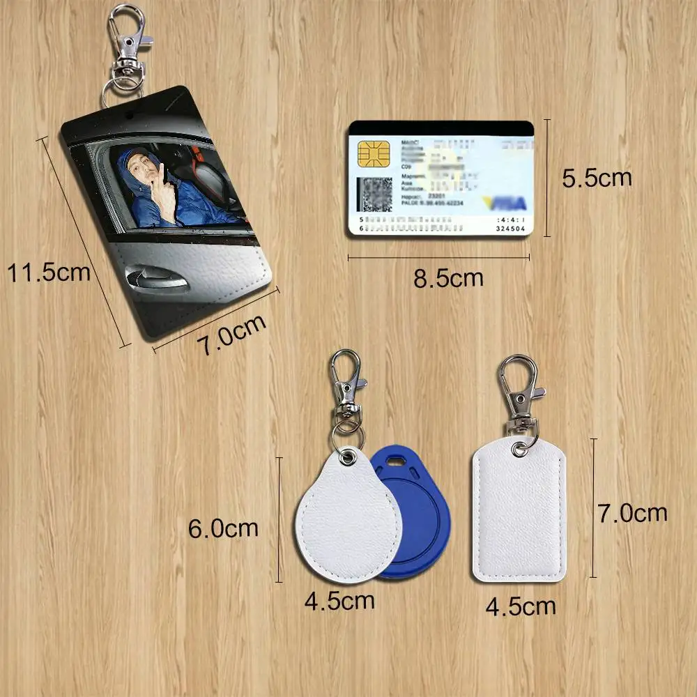 Bizarrap Stay Morad Holder For Bank Business Work Card Holder Student Card Case Bus Card Keychain
