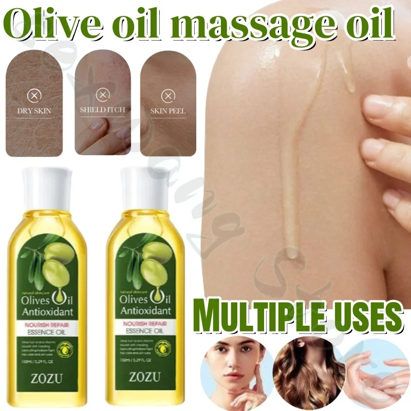 ZOZU Olive Oil Massage Essential Oil 150g Delicate, refreshing and non-sticky moisturizing moisturizing oil nourishes the skin