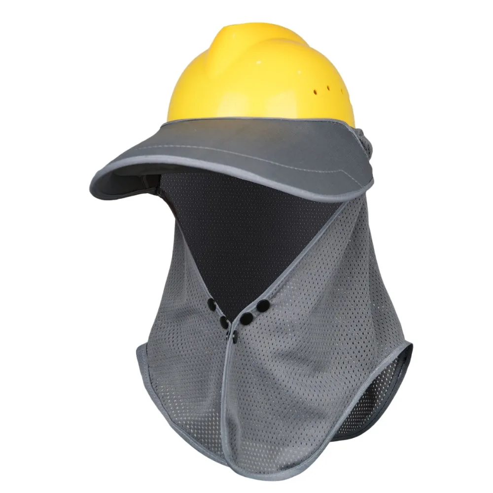 

Breathable Hard Hat Sun Shield Mesh UV Protection Safety Helmet Sunshade Universal Light Weight Hard Hat Face Neck Sunshade