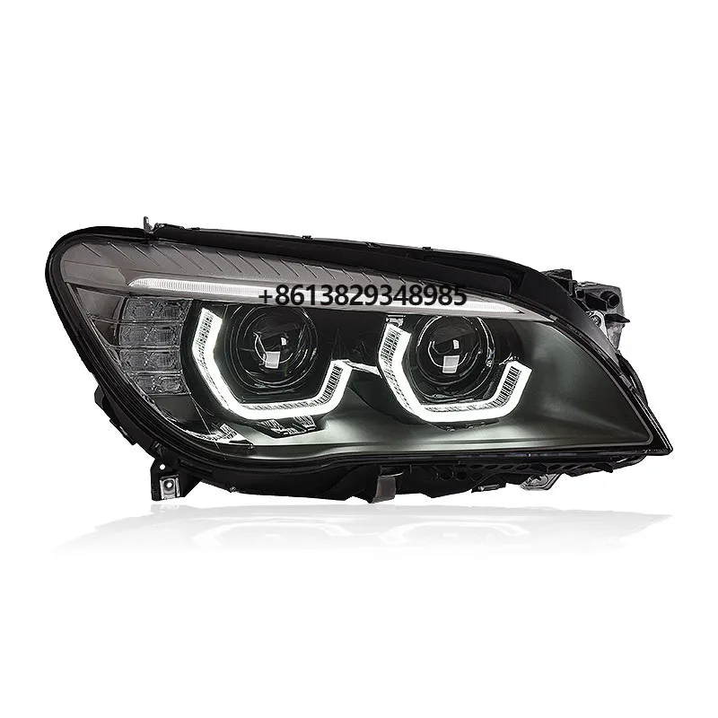 

Автомобильные фары для 7 серии F02, светодиодные фары, линзы проектора 2009-2014 730 740 750, передняя фара DRL, сигнал, автоаксессуары