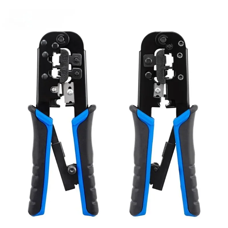 High Quality Modular Telecom Crimping Pliers Tool Network Cable Ratchet Crimping Pliers For 4P 6P 8P RJ-11/RJ-12 RJ-45