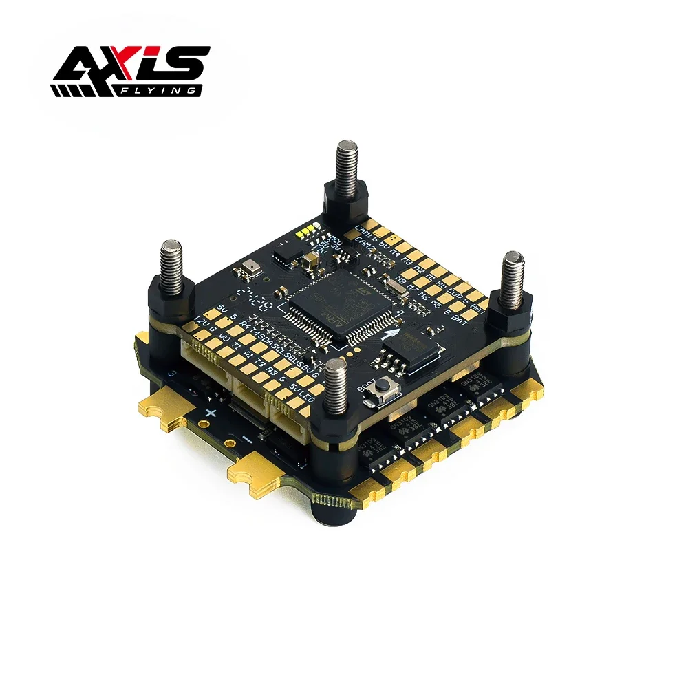 VoltSAxisflying Eco Stack 60a V1 Esc + Flight Controller 6s For Fpv Drones Diy Parts