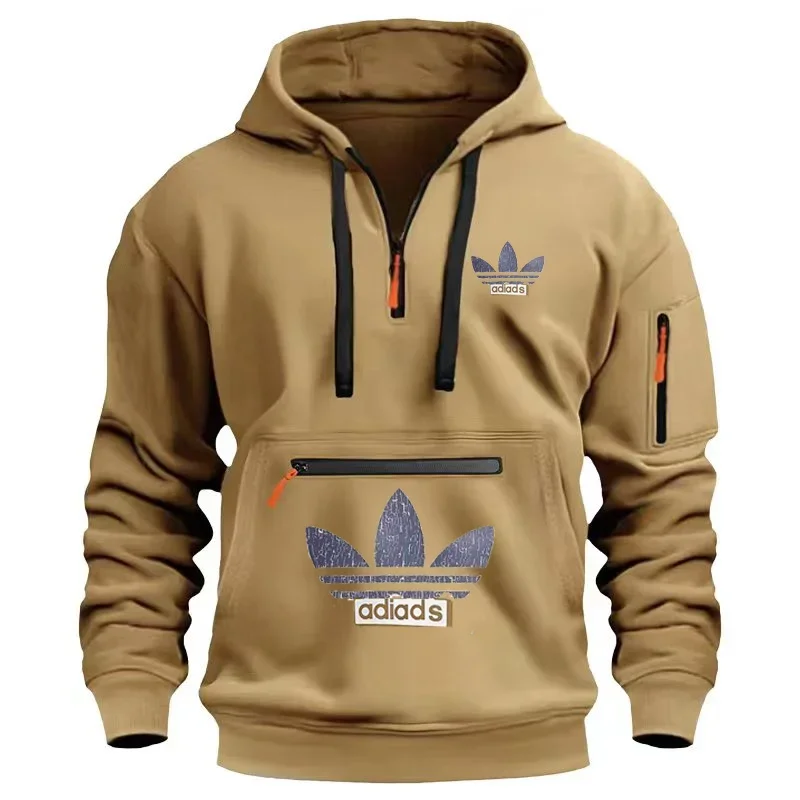 Men's sweatshirts, loose pullover, hoodie, streetwear, plus size, autumn and winter clothing, new fashion