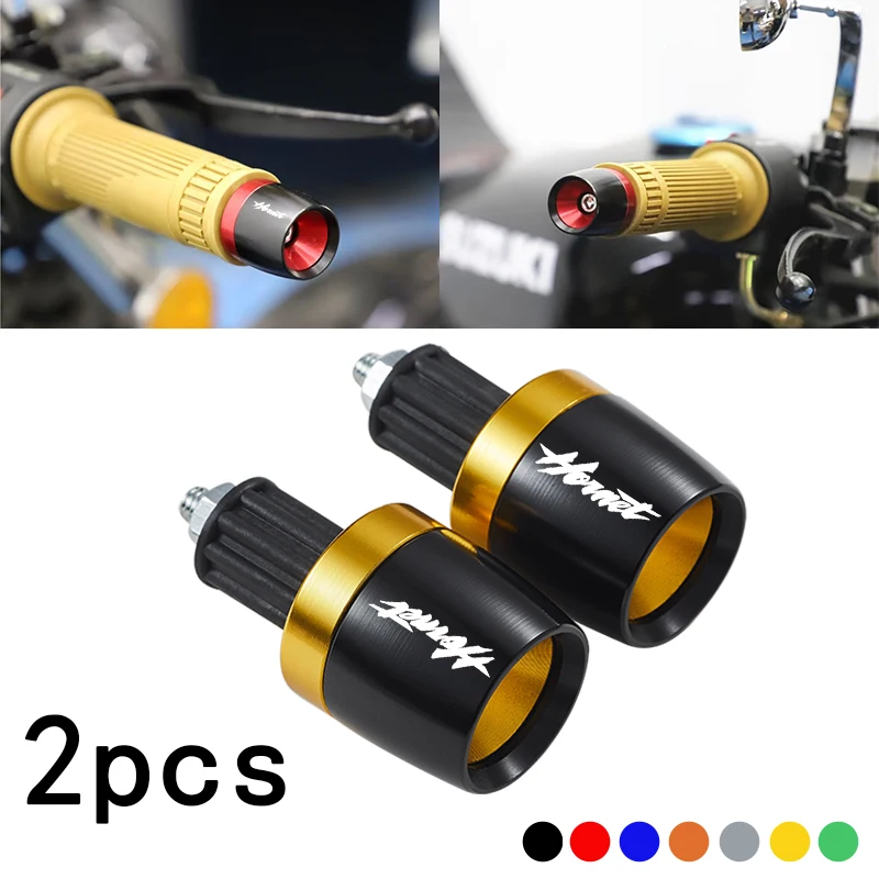 

Motorcycle Handlebar Grips Ends Handle Bar Cap End Plug For HONDA Hornet CB600F CB600 CB599 Goldwing gl1800 Hornet 600