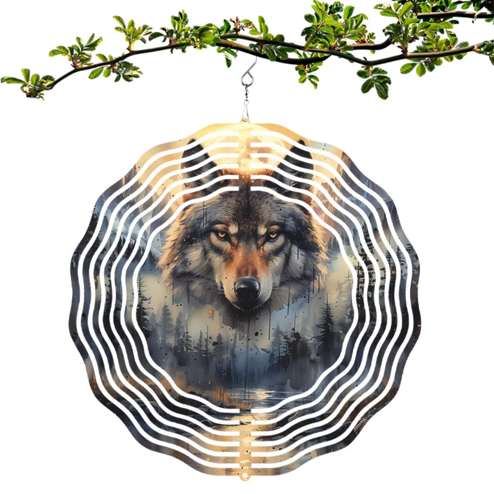 

3D Moon Sun Metal Wind Spinner Kinetic Hanging Sculpture Garden Yard Art Outdoor Indoor Decor Unique Holiday Gift