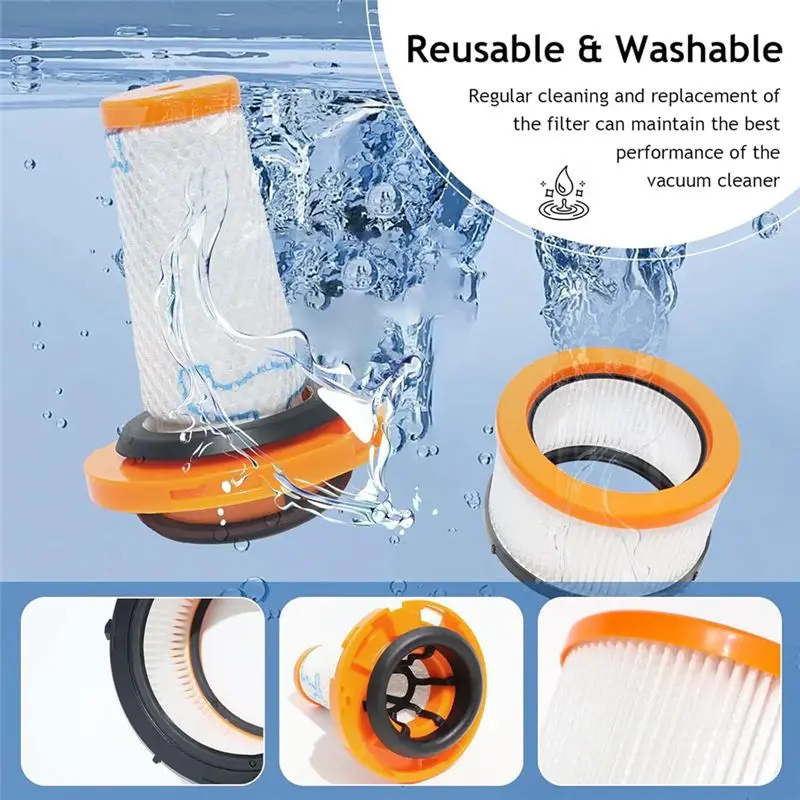 B90B Replacement Filter Accessories for Rowenta X-Force Flex 9.60 Aqua/Animal/Allergy RH20C0 RH20C2 RH2037 Vacuum Cleaner