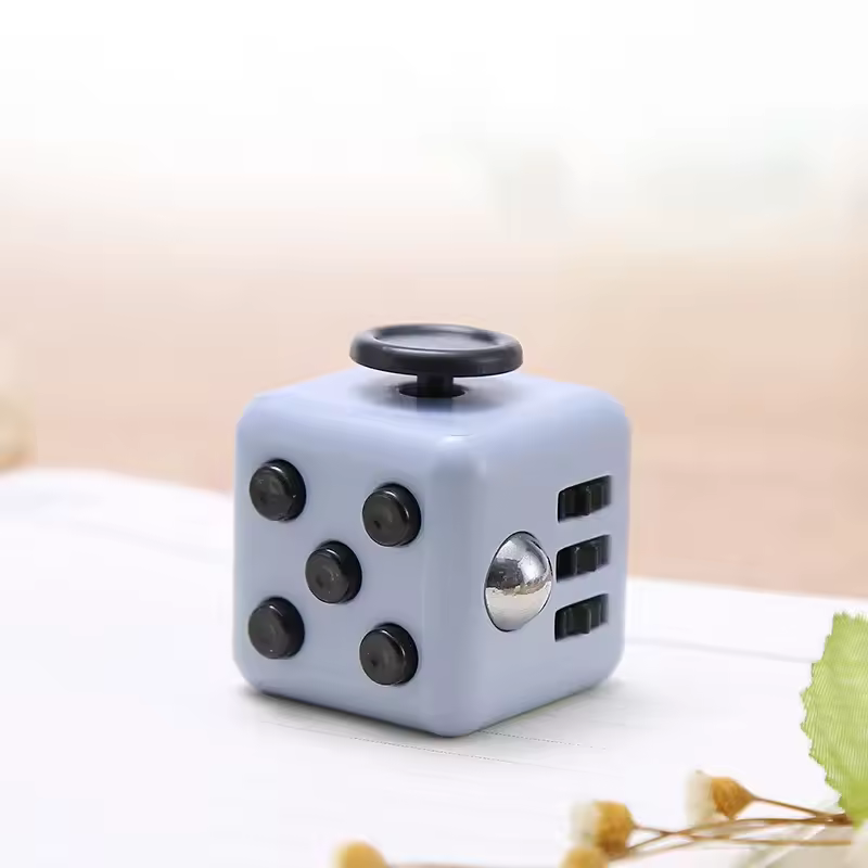 Creative Solid Color Fidget Dice handheld cube Release Stress Autism Anxiety Adult Kids Relief Anti-Stress finger children toys - Image 17