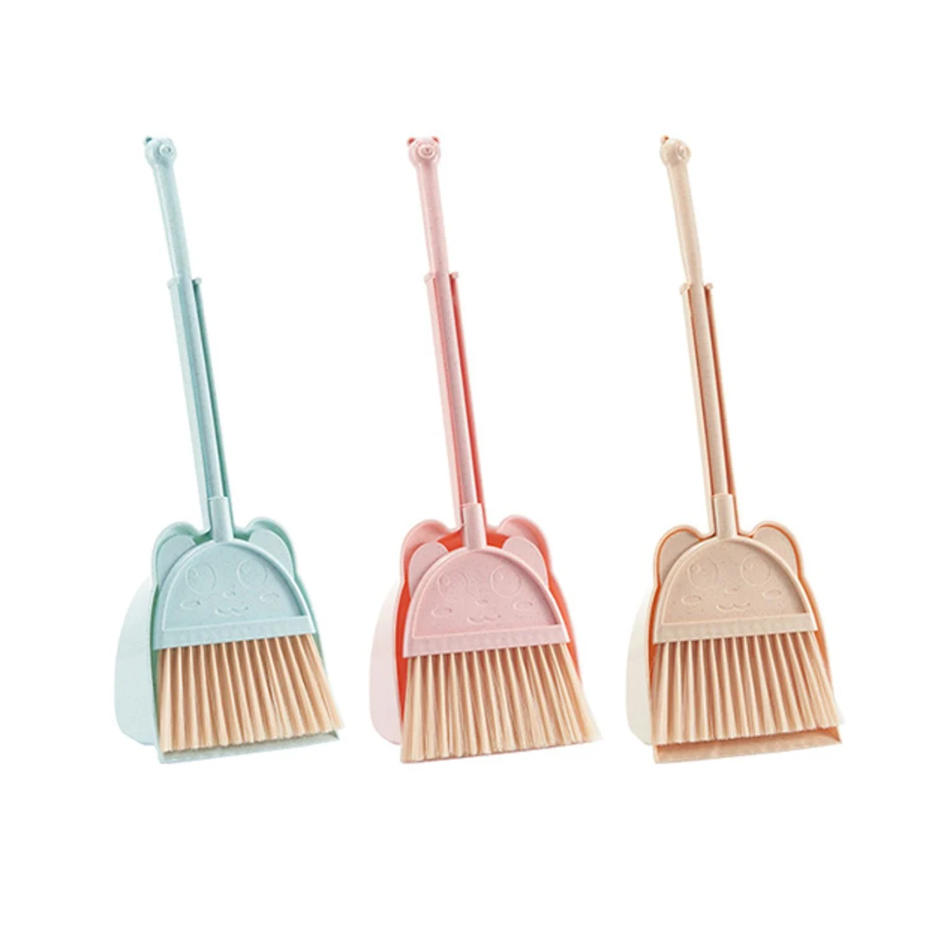 Plastic Satisfy Children S Curiosity Broom And Dustpan Set Sturdy And Durable Children Small Broom