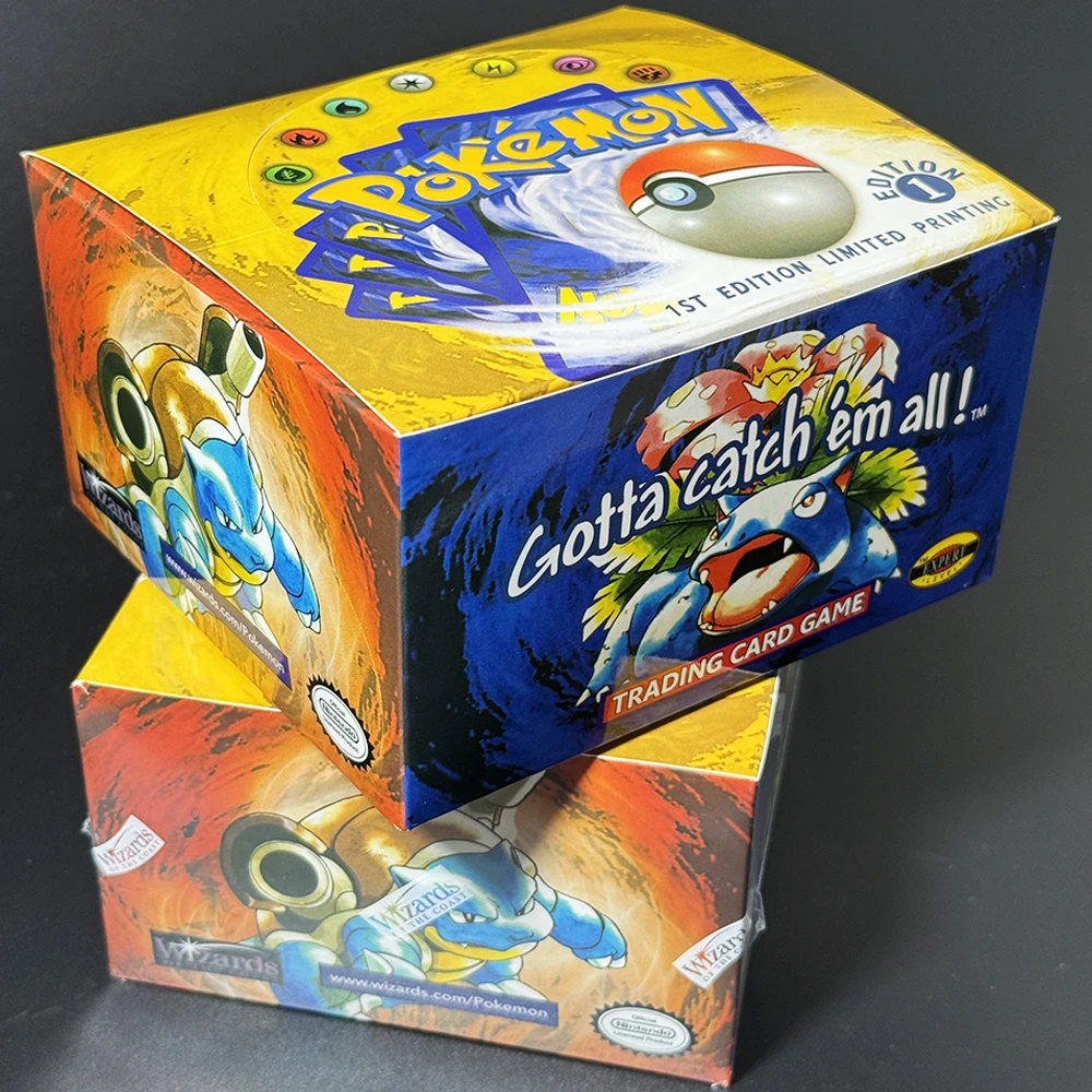 

PKM Base set Booster Packs Box PTCG Rare Proxy collectible Game card 1Box 36packs 1Pack 11Cards Charizrd/Blastoise/Venusaur Pack