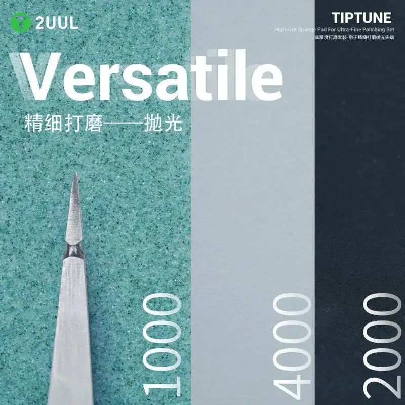 2UUL Diamond Polishing Hand Pad Block Sanding Sponge Block Pad  Assorted Grinding  Abrasive Discs Repair Hand Tools