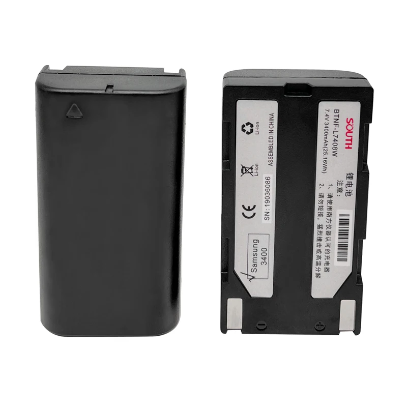 4pc GPS RTK 7.4V 3400mAh BTNF-L7408W Battery For South 9600 S82 Series GPS S82 S86 S82T S86T GNSS Surveying Instruments