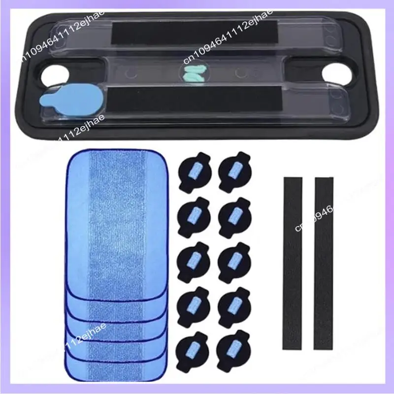 N83R 1 مجموعة عجلة الإطارات ممسحة منصات غطاء الماء ل اي روبوت برافا 320 380 381 380T 390 390T جهاز آلي لتنظيف الأتربة الملحقات