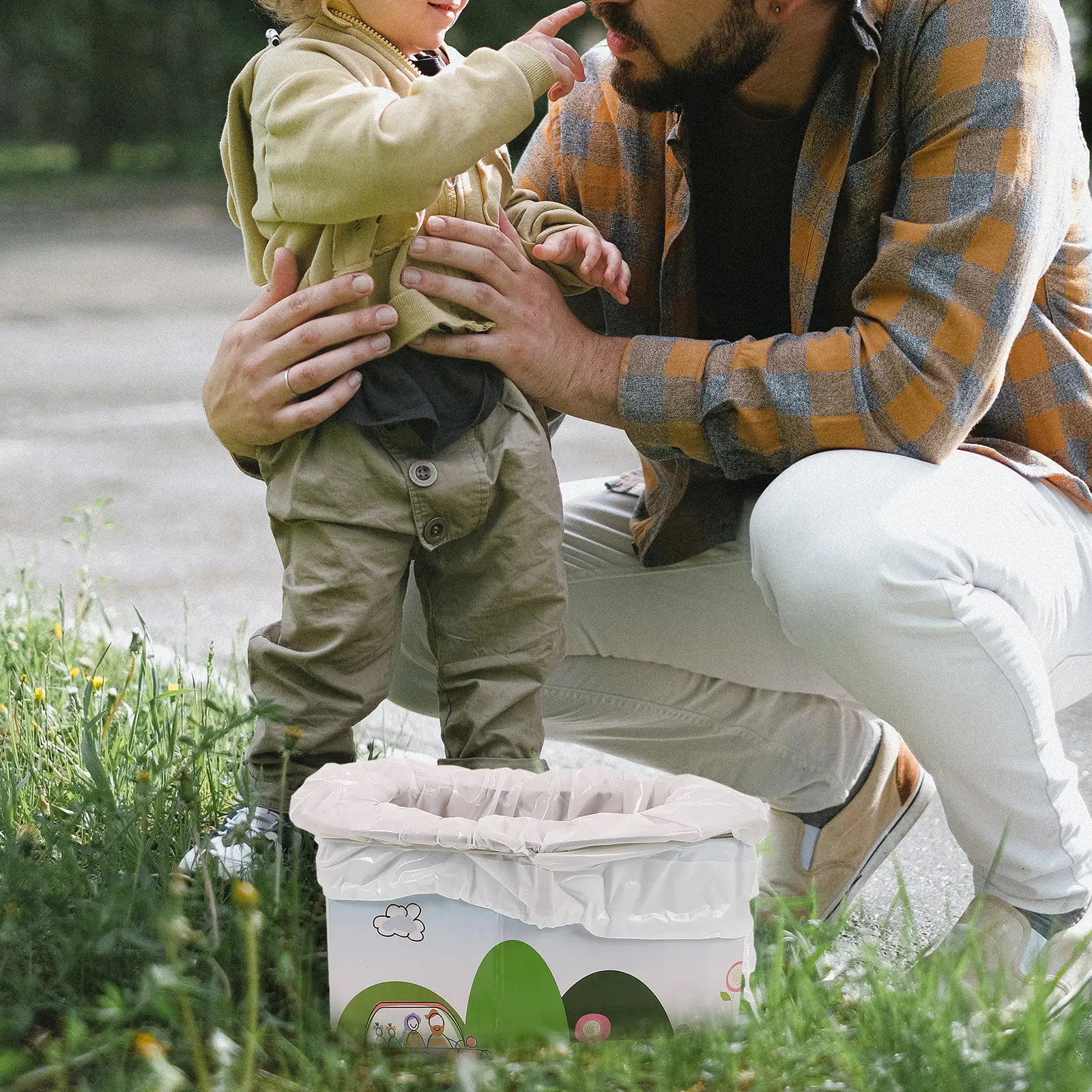 

Портативный складной туалет (1 шт.) для взрослых и детей: для кемпинга, путешествий, автомобиля, экстренных ситуаций. Легкий, компактный, складной унитаз-сиденье для использования на улице.