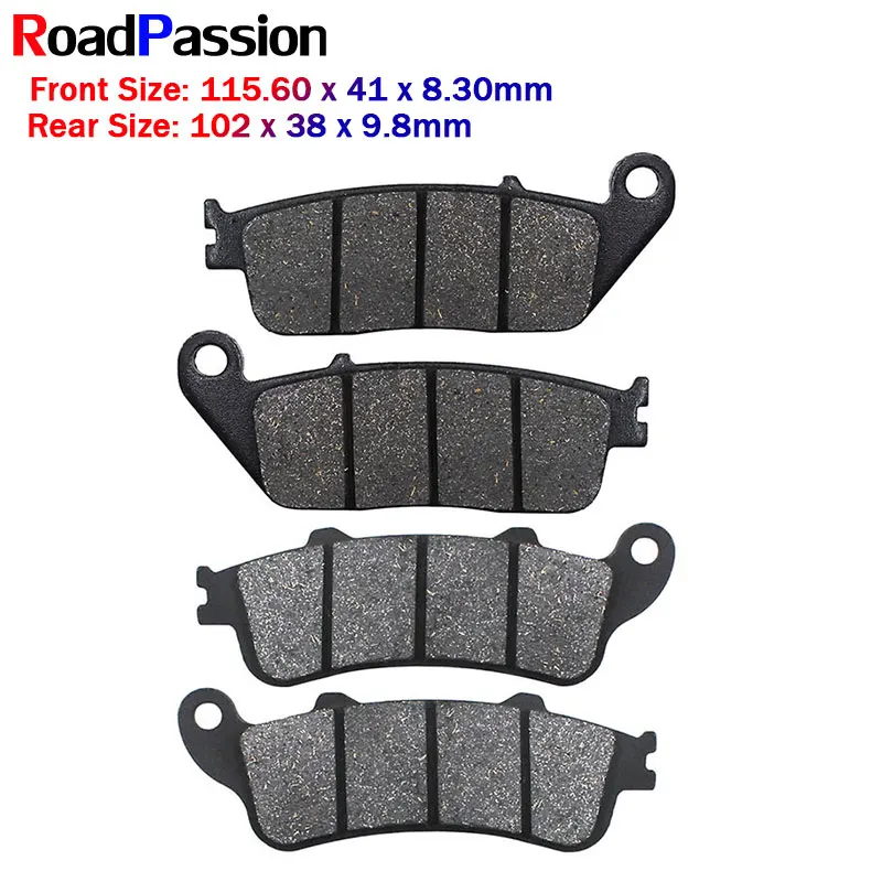 

Motorcycle Brake Pads Disks Front Rear For HONDA FJS 400 D6/D7/D8 2006-2008 FJS 600 1/2/D3-D7/A3-A7 Silverwing FJS400 FJS600