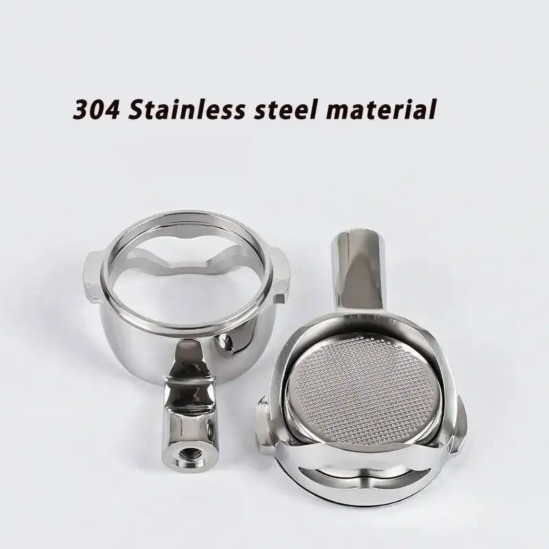 58MM 2ears for E61/EXPOBAR/Rocket/Gemilai Bottomless Hollow Portafilter Stainless Steel Coffee Filter Espresso Modified Filter