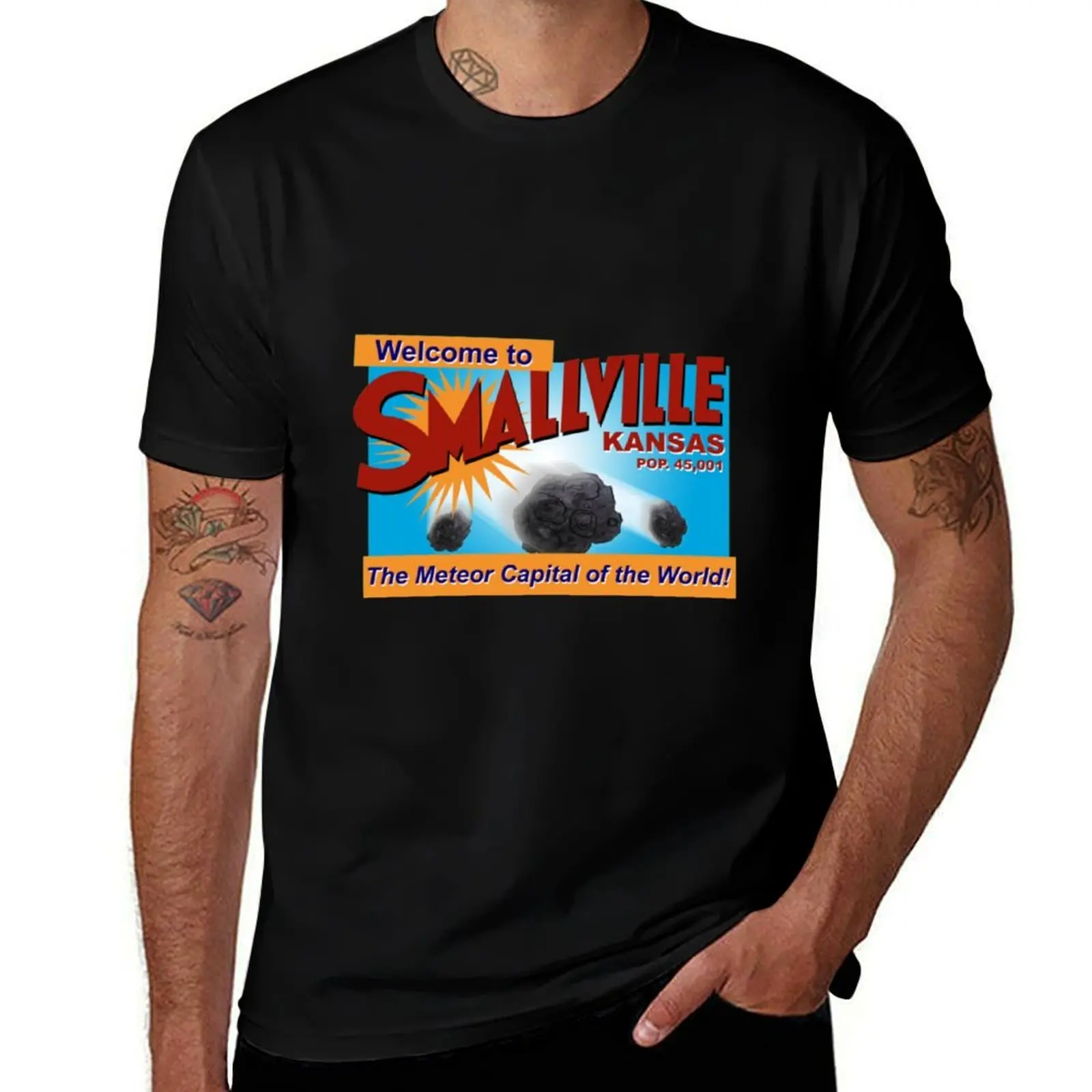 

Smallville T-Shirt Breathable Sportswear T-Shirt for Men