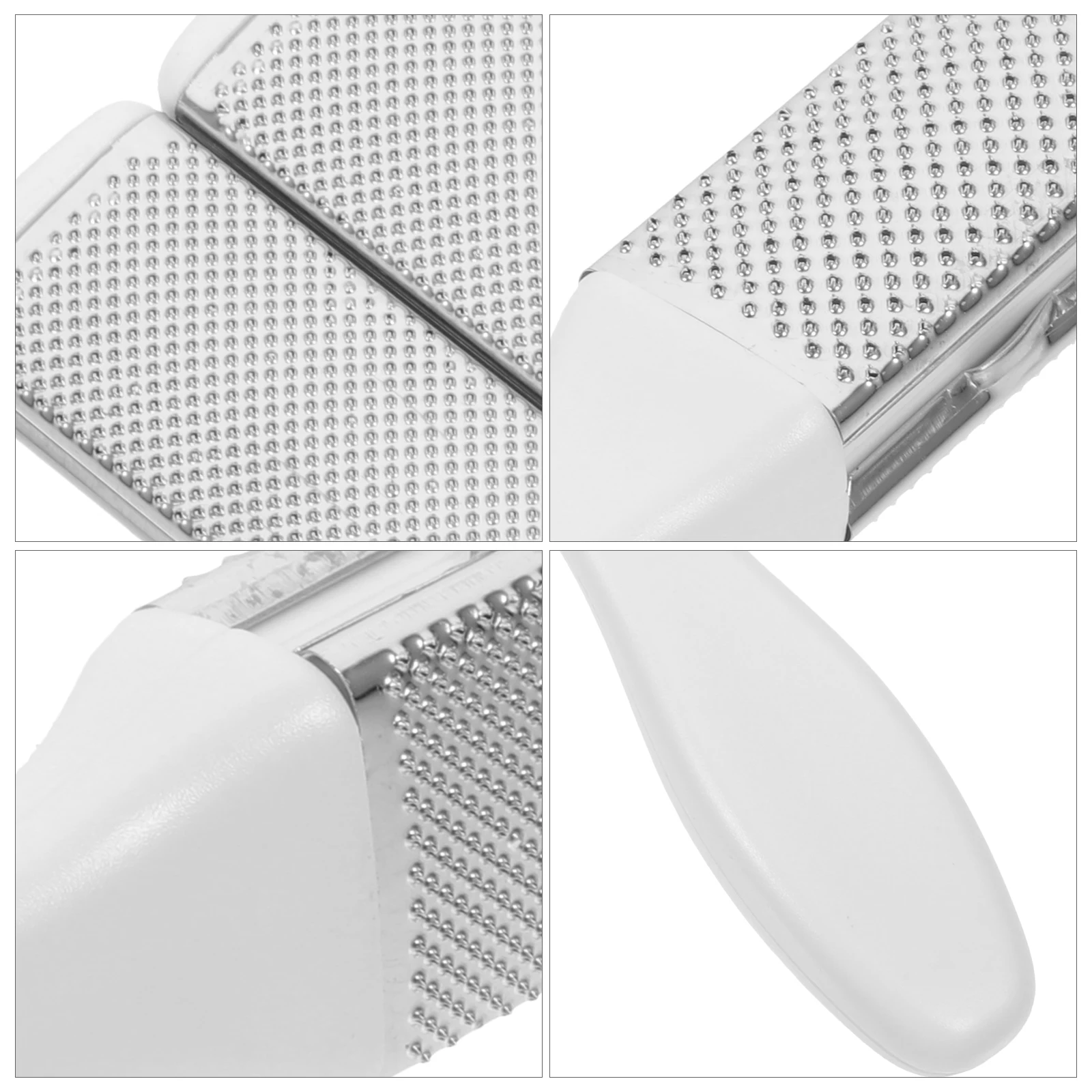 

4pcs Foot Care Tools Dead Skin Remover Pedicure File For Cracked Heel Dry Skin Exfoliating Trimmer Home Salon Use Transparent