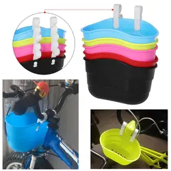 Basket Children Bike Front Handlebar for Carrier Scooter Saddlebag Plast