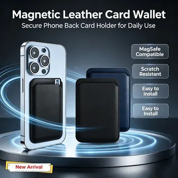 Card Holder Wallet Phone Case Strong Magnetic Finewoven Cover For MagSafe iPhone 17 16 15…