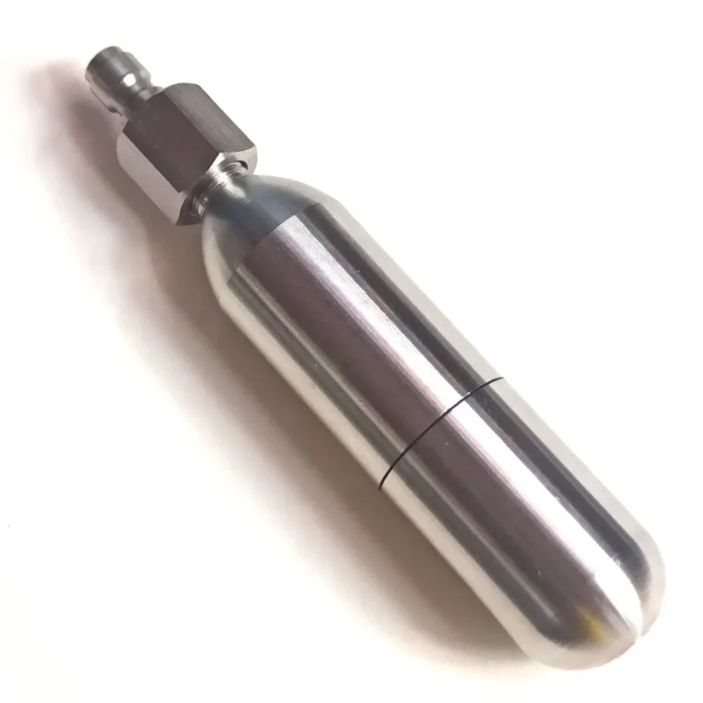 Beer Inflation Adapter Mini Co2 Cartridge Refillable Cartridges With 3/8-24 UNF Thread for Homebrewing Coffee Soda Juice Drinks