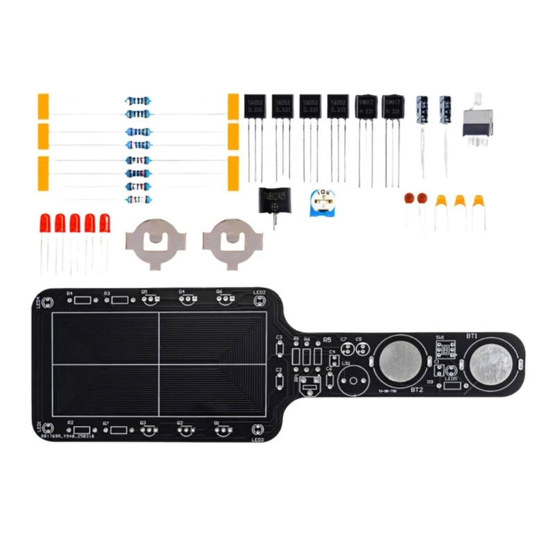 U55C Handheld Simple Metal Detector Electronic DIY Metal Detector DIY Technology Training Welding Metal Detector