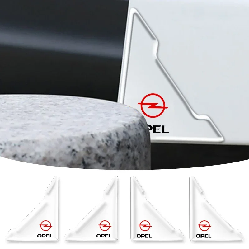 2pcs Car Door Corner Anti-collision Covers Stickers For Opel BMW M Mercedes Benz AMG Audi Sline Mazda Nismo Nissan Skoda Suzuki