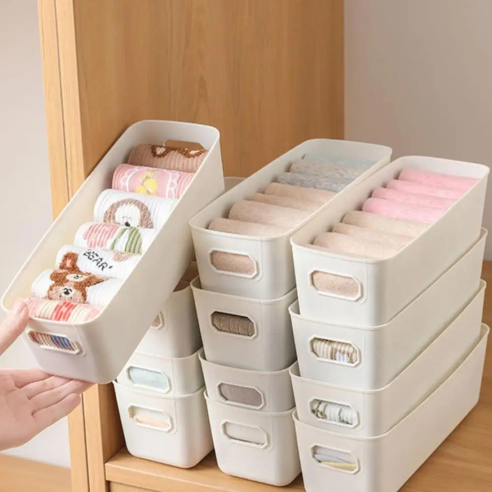 1/3/5/10pcs multifunctional storage box durable large-capacity desktop storage box underwear storage for sundries storage