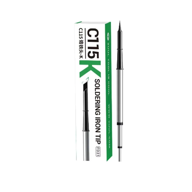 2UUL C115-I/S/K Soldering Iron Tip Precision Rapid Heating Core for SUGUN GVM T115 C115 Solder Station Welding Replace Tips