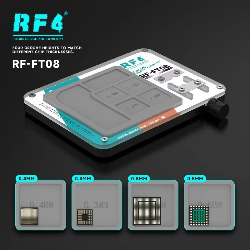 RF4 RF-FT08 Multi-functional Magnetic Soldering Workstation for Phone Motherboard Repair Chip Fixing Screw Storage