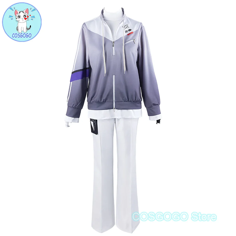 COSGOGO Vtuber NIJISANJI ROF-MAO Kaida Haru / Fuwa Minato / Kenmochi Toya / Kagami Hayato Cosplay Costume Anime Robe Halloween