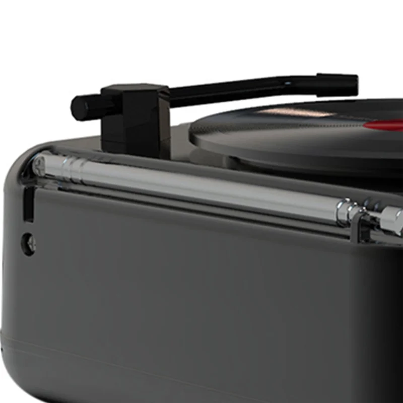 B04B-Portable Vinil Record Player Anti-Interferência Record Player Record Player Para Atividades Ao Ar Livre Camping Pa