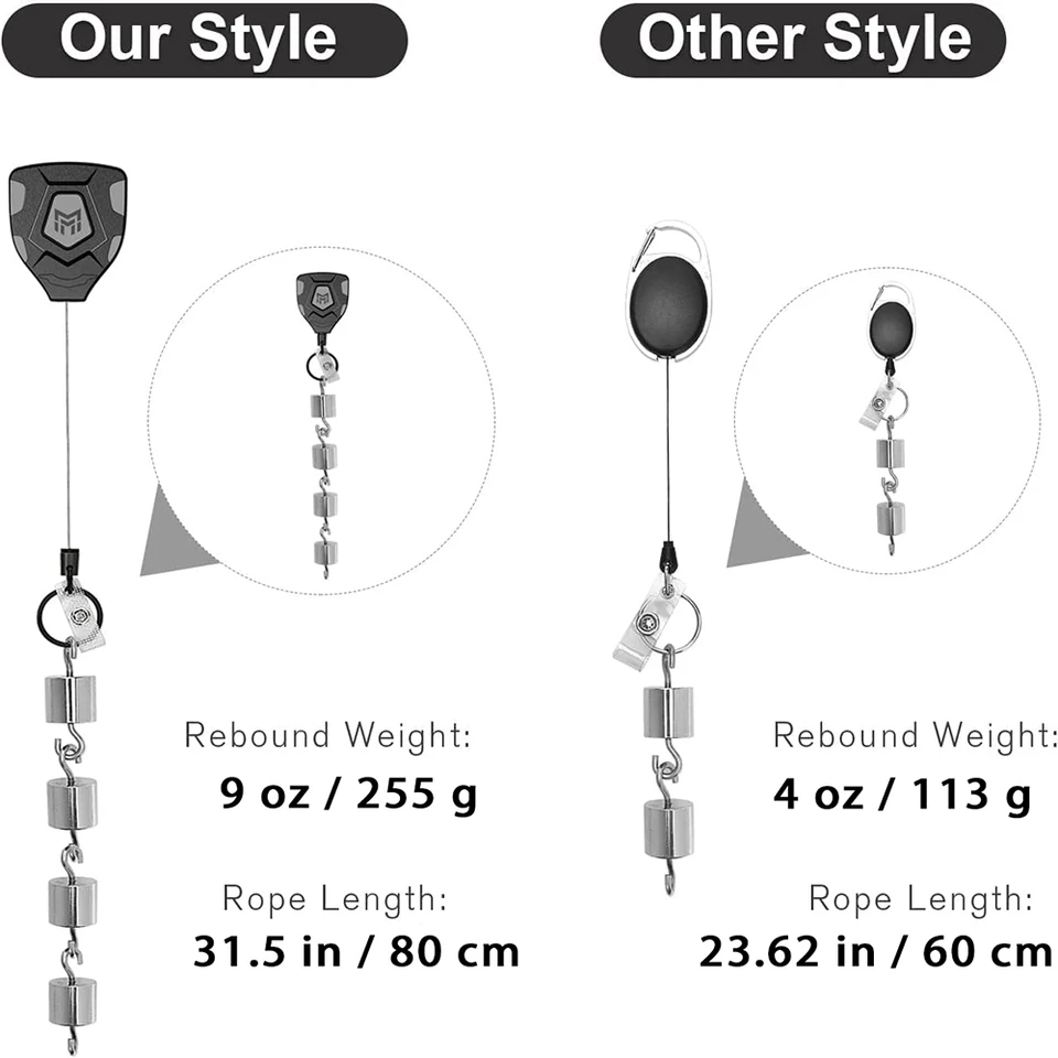 Schlüsselanhänger Gürtelclip Schlüsselring ausziehbar 60cm Schlüssel Clip Gürtel