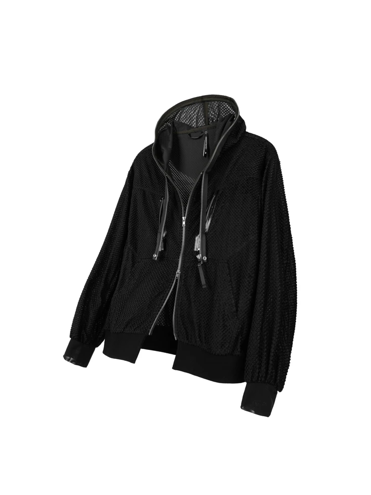 INCONSTANT 25AW S09OT Cyberpunk wasteland style base long-sleeved OCTA Hoodie Aesthetics Techwear Lightweight jacket