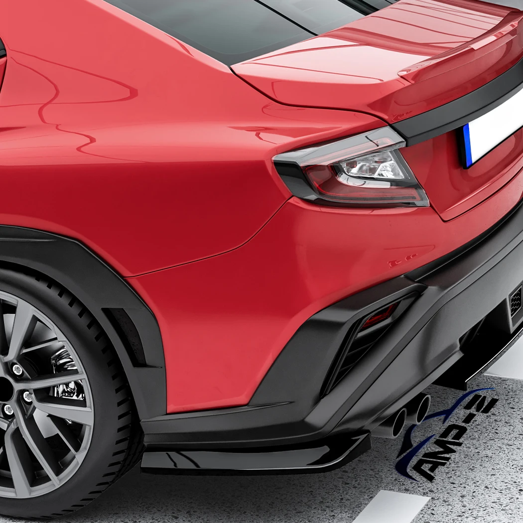 Задний бампер, диффузор, спойлер, сплиттер, защита для Subaru WRX STI VB 2022 +, автомобильный Стайлинг, автоаксессуар