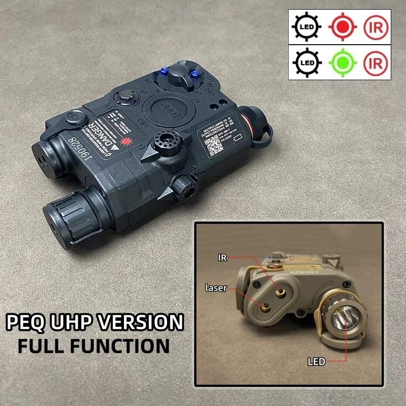 Element airsoft LA 5C PEQ15 Red/Green laser  IR Laser and flashlight UHP Appearance Fit 20MM Rail Hunting