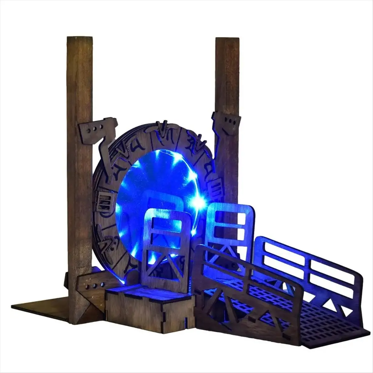 

A013 Stargates Bookend Galaxy Gate Bookends Creatives -Border Time Tunnel Magical Portal Bookends for Book Shelf