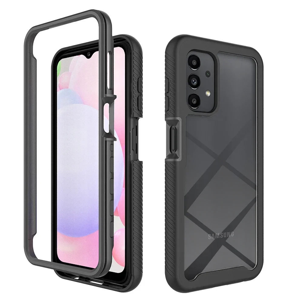 Hybrid Armor Shockproof Case For Samsung Galaxy A13 A23 A33 A53 A73 A14 A34 A54 A04 A04S A05 A05S A15 A25 A35 A55 5G Back Cover