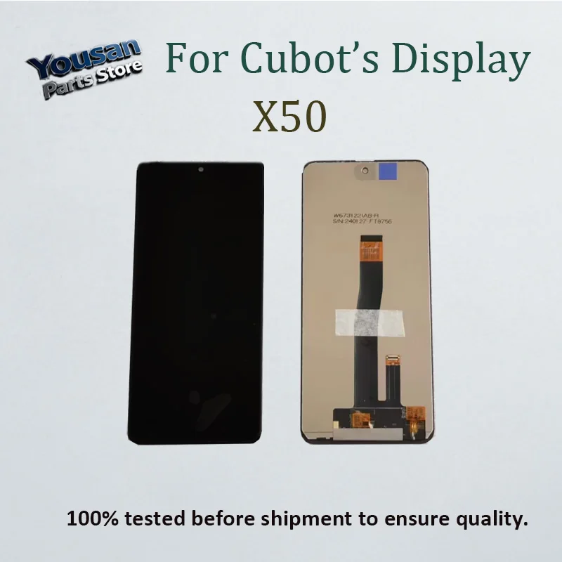 100% Tested Mobile Phone Original LCD For Cubot X50 Touch Screen Digitizer Assembly Cubot X50 Display Replacement Repair Parts