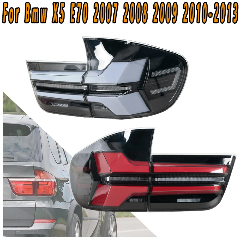 

Для Bmw X5 E70 2007 2008 2009 2010-2013 светодиодный задний фонарь, мигающий фонарь рулевого управления, стоп-сигнал, фонарь заднего хода, сигнальная лампа дальнего света