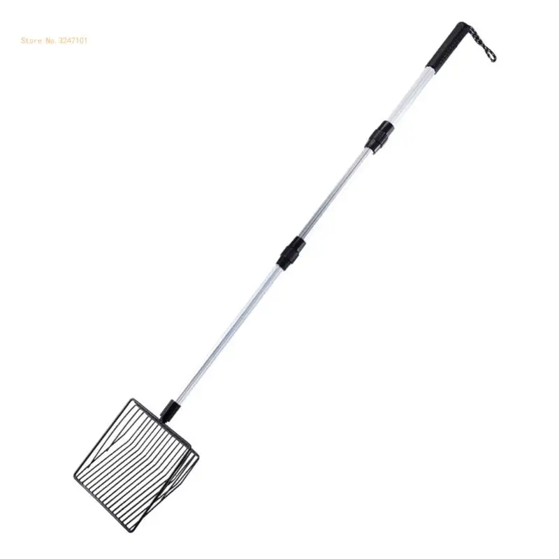 

Cats Litter Scoops Pet Poop Shovel for Large Kittens Hollow Metal Scooper for Most Type Litter Cleaning Tool Dropship