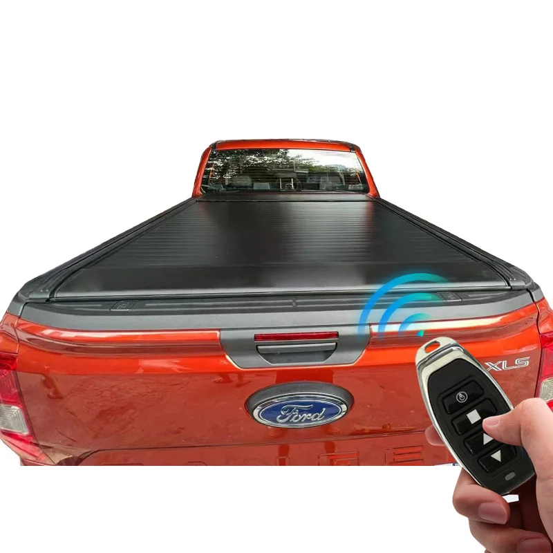 

Zolionwil Low Price High Quality Truck Bed Cover Aluminum Alloy Electric Tonneau for Ford Ranger Falcon XLS