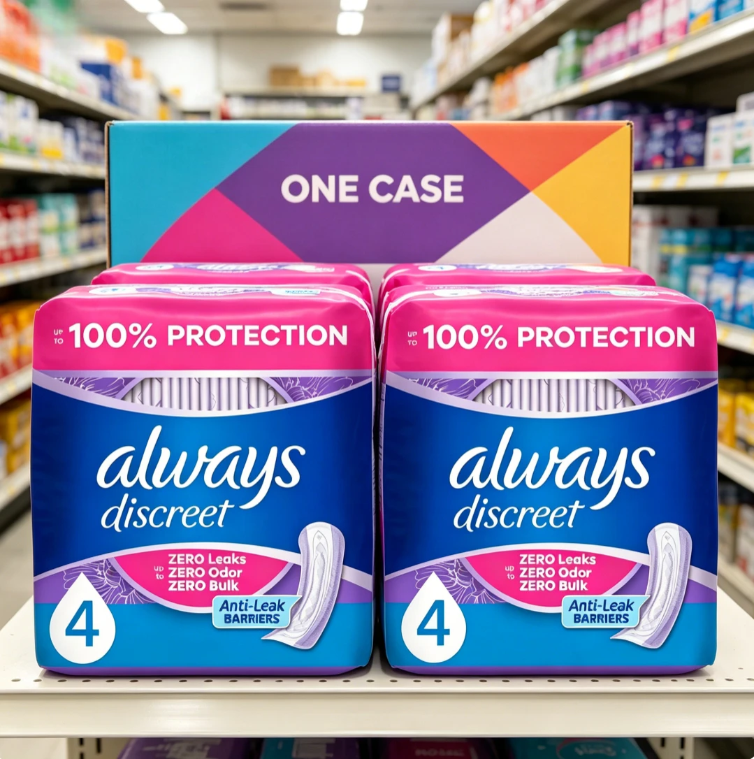 

Large-capacity household Incontinence Pads for Moderate Bladder Leak Protection Long Lasting Disposable Underwear Liners 54 Count Pack
