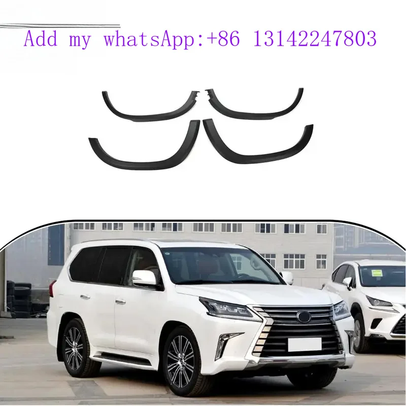 weight Car Accessories LX470 LX570 Car Wheel Eyebrow Fender Flares Protector Arch Trim for  Sport Utility 2007-2019