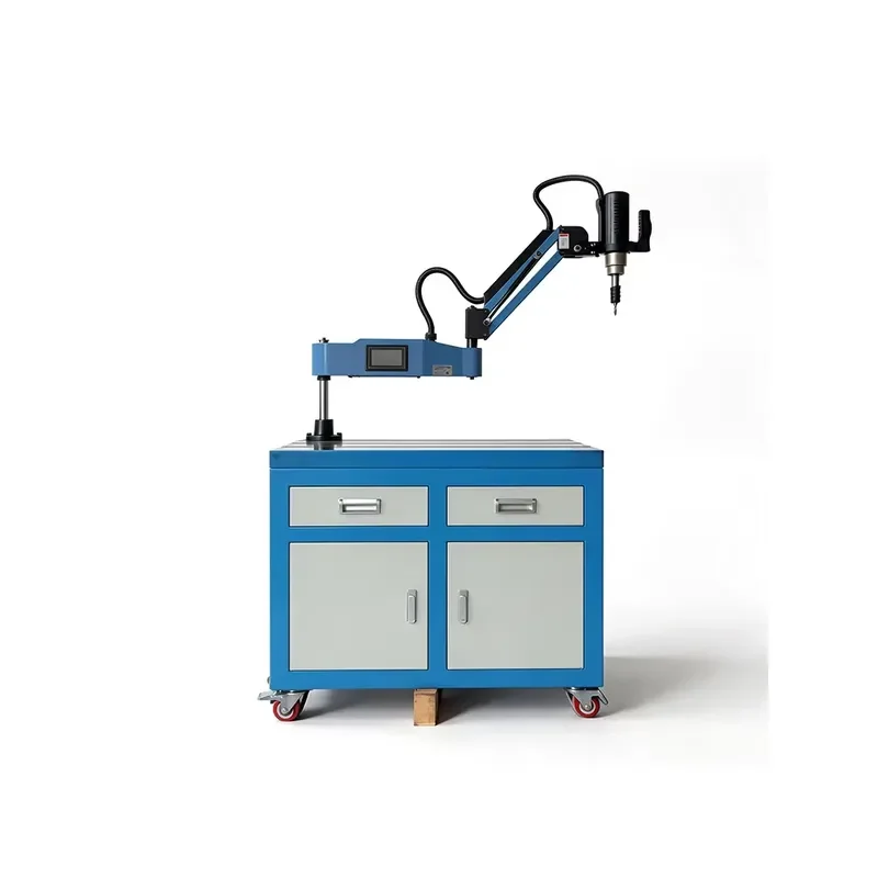 Tailisen Fully Automatic Electric Servo Tapping Machine Desktop Type Compact Size Handheld Universal Swivel CNC 1.2kW Power